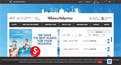 Desktop Screenshot of milanomalpensa-airport.com