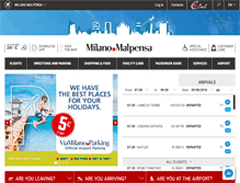 Tablet Screenshot of milanomalpensa-airport.com